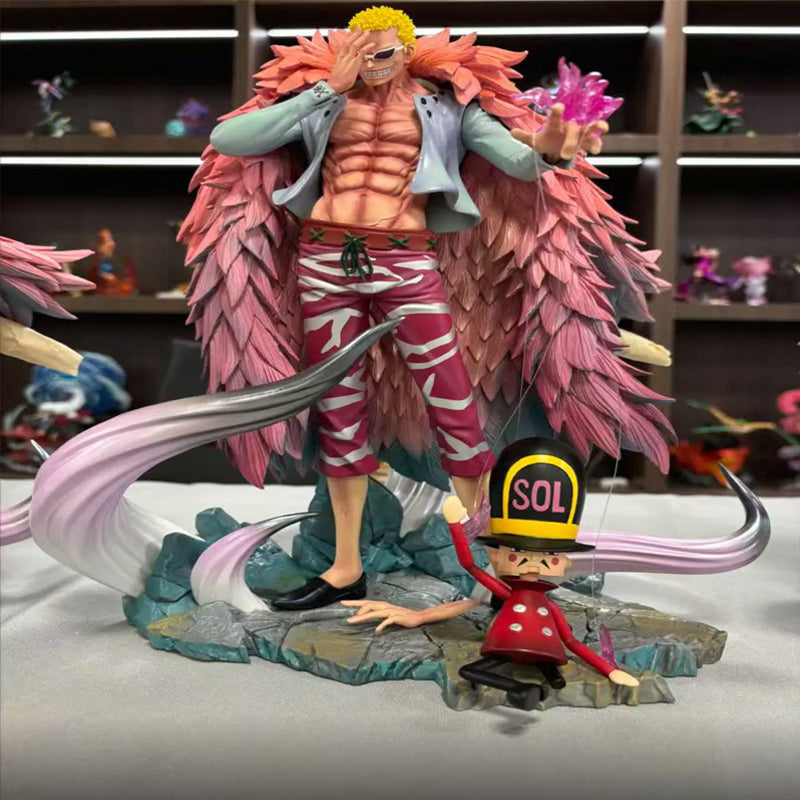 AS Studio-POP Scale Donquixote Doflamingo SHICHIBUKAI–ONE PIECE Resin Statue GK In Stock