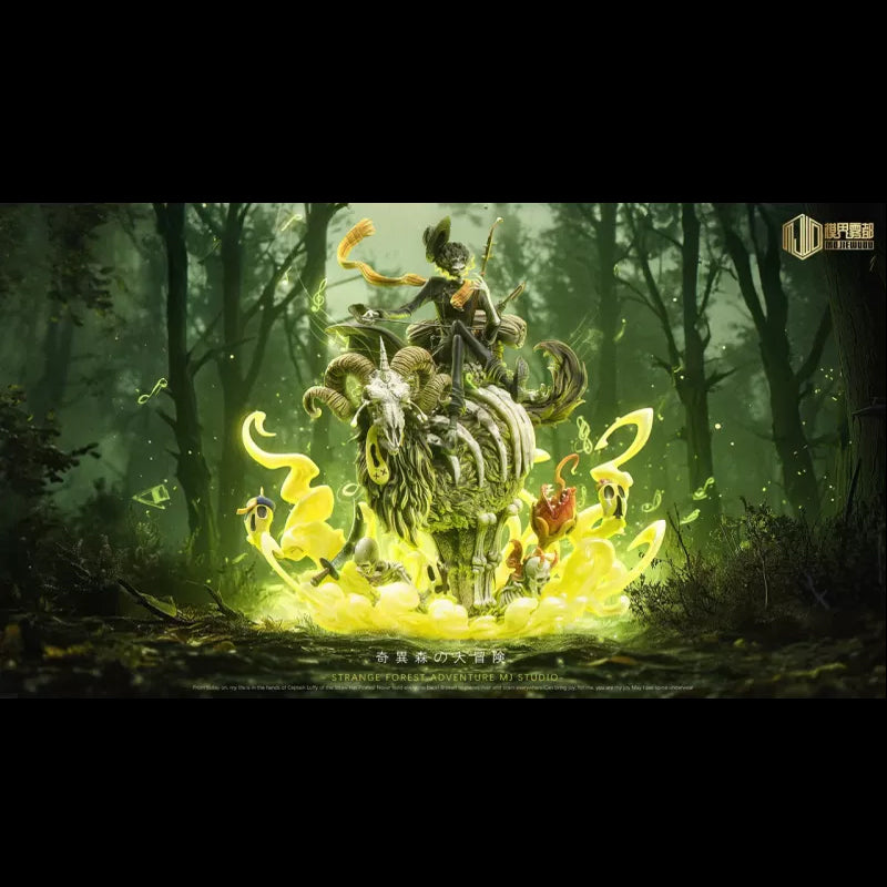 Mo Jie Wu Du Studio - One Piece Strange Forest Adventure #5 Brook & Skeleton Sheep GK Statue