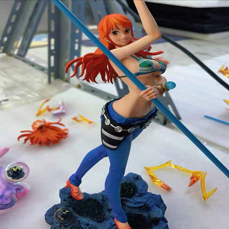 LX Studio - One Piece Nami (2 Ver) GK Resin Statue In Stock