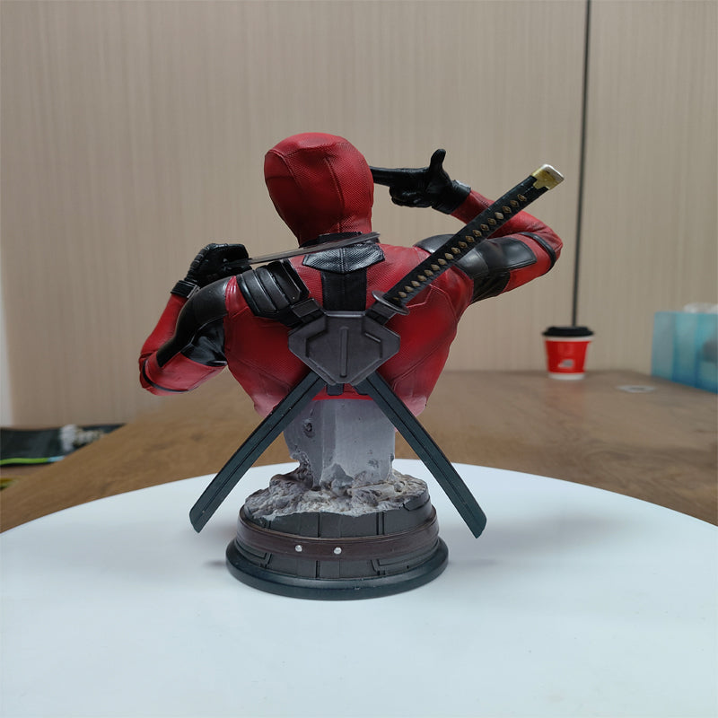 Deadpool & Wolverine Small Bust Statue Figure Resin Model Collectible GK Resin Statue In Stock