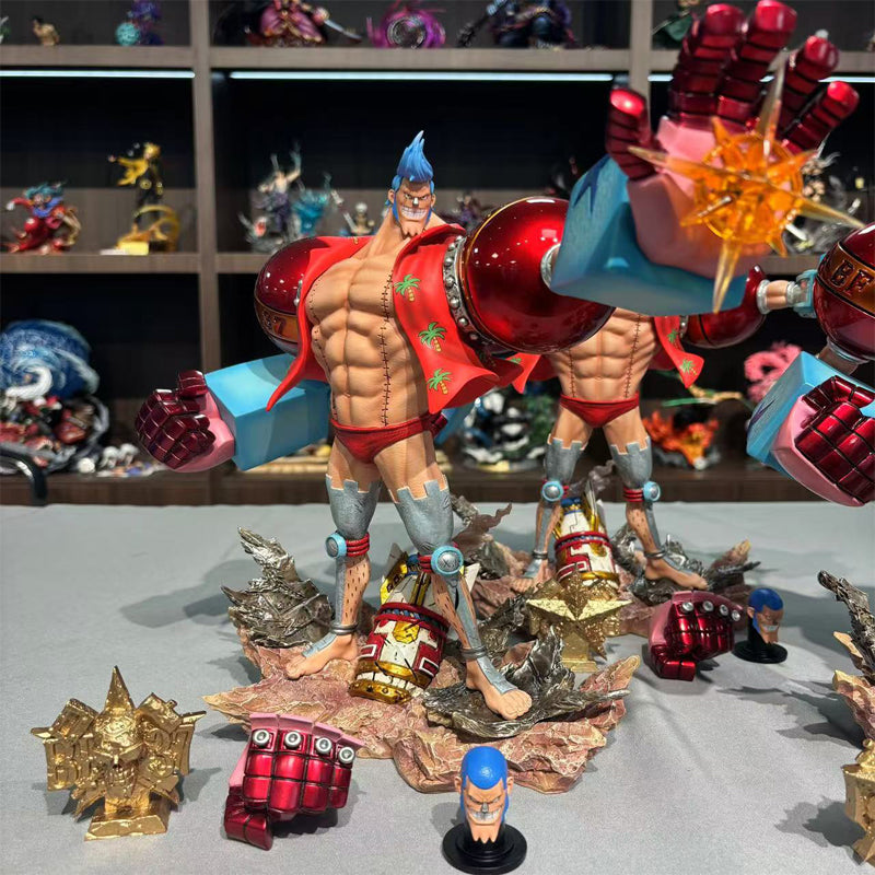 LX Studio One Piece Franky (2 Ver) GK Resin Statue In Stock