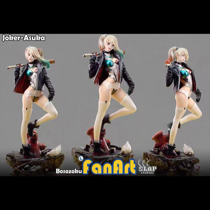 Slap Studio 1/4 Female Joker Harley Quinn H54cm GK Resin Statue In Stock