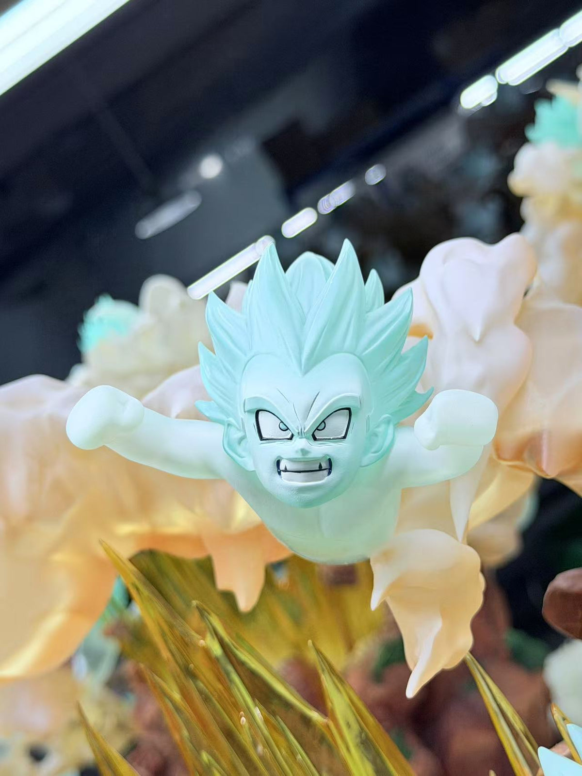 [In Stock] Dragon Ball Z HQS Dioramax Super Saiyan 3 Gotenks LED Resin Statue