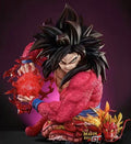KD Studio - 1/1 Bust Goku | Vegeta SSJ4 LED Resin Statue[In Stock]
