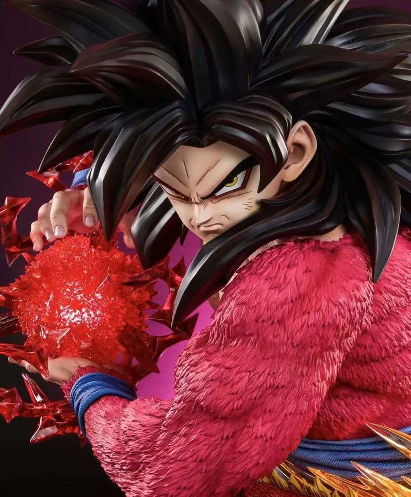 KD Studio - 1/1 Bust Goku | Vegeta SSJ4 LED Resin Statue[In Stock]