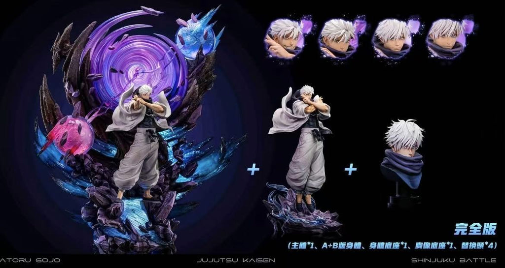 [In Stock] ZanyJoke Studio Jujutsu Kaisen Satoru Gojo 1/6 DX 4Heads Resin Statue