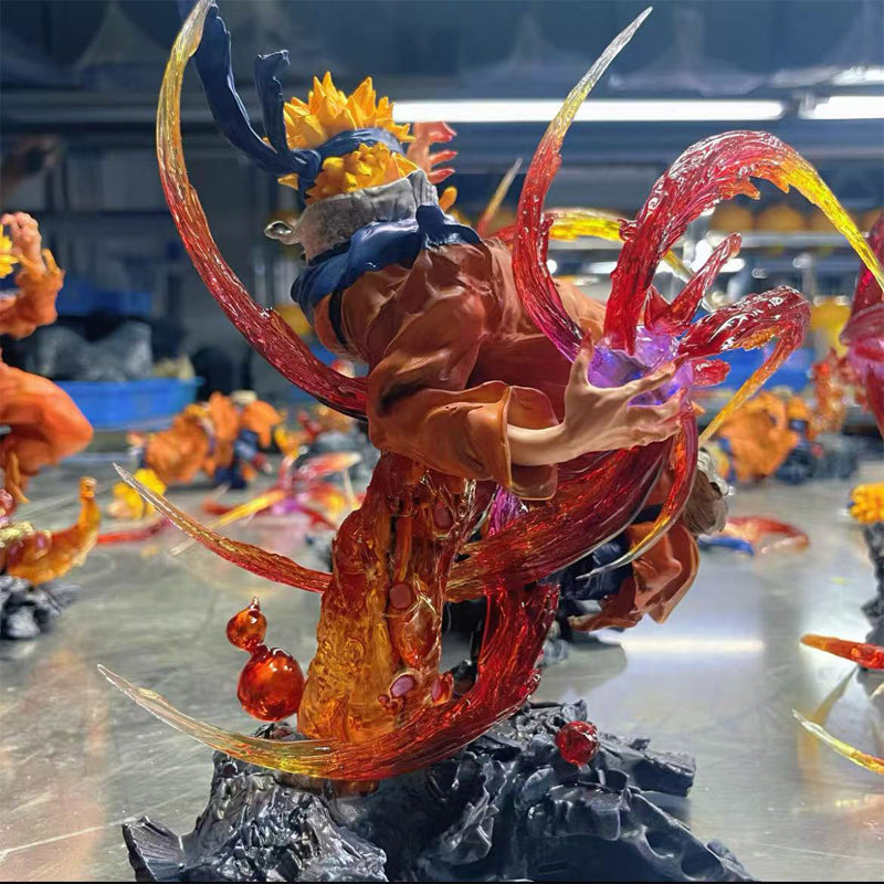 Iron Curtain Studio-Fox Boy Uzumaki Naruto with LED GK Resin Statue In Stock