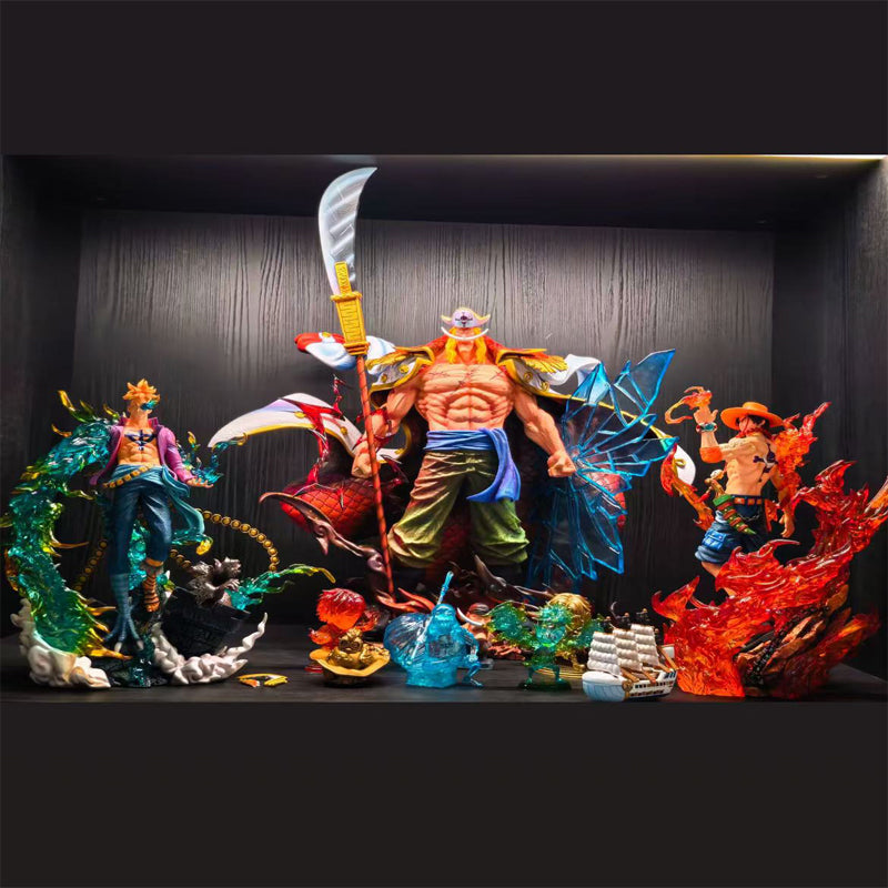LX Studio One Piece Whitebeard Edward Newgate 2.0 GK Resin Statue In Stock