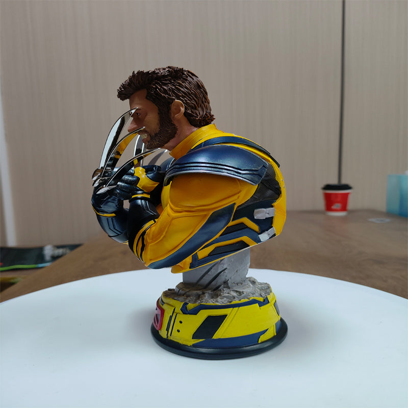 Deadpool & Wolverine Small Bust Statue Figure Resin Model Collectible GK Resin Statue In Stock