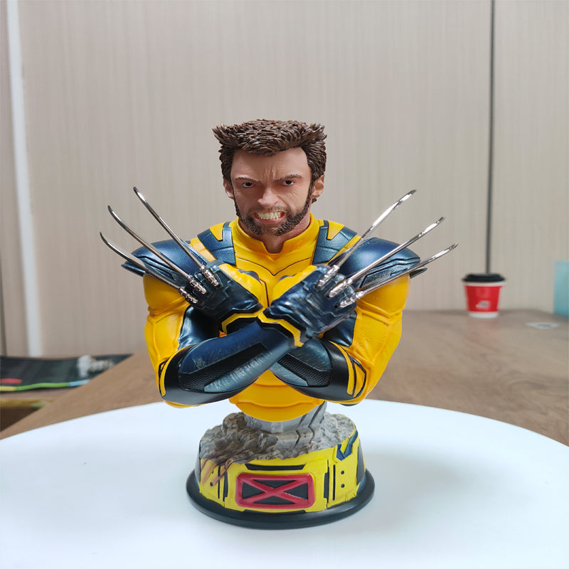 Deadpool & Wolverine Small Bust Statue Figure Resin Model Collectible GK Resin Statue In Stock
