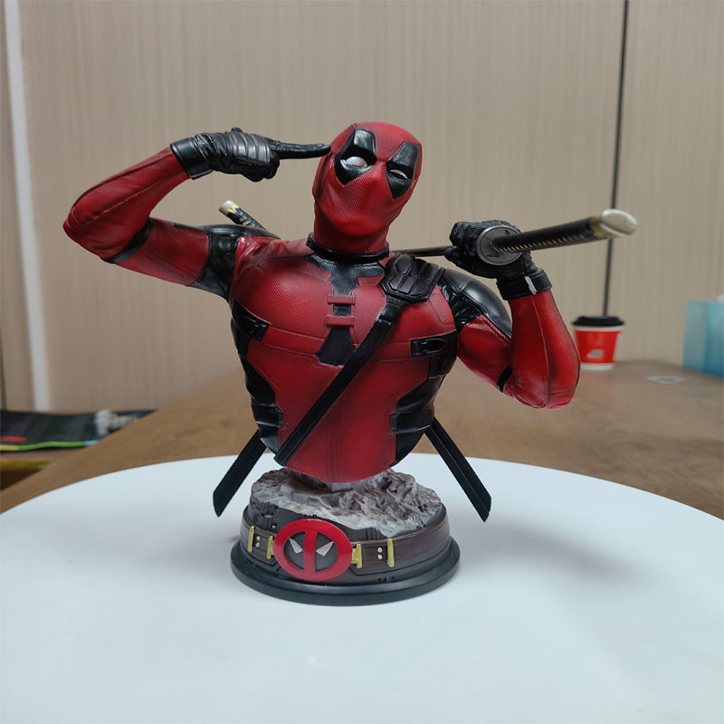 Deadpool & Wolverine Small Bust Statue Figure Resin Model Collectible GK Resin Statue In Stock