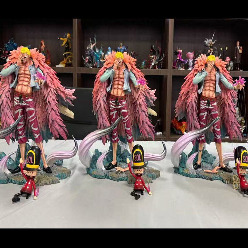 AS Studio-POP Scale Donquixote Doflamingo SHICHIBUKAI–ONE PIECE Resin Statue GK In Stock