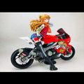 LJS Studio - Neon Genesis Evangelion Motorcycle Soryu Asuka Langley & Motorcycle Ayanami Rei 2.0 GK Resin Statue IN Stock