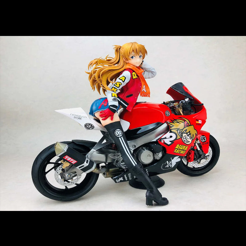 LJS Studio - Neon Genesis Evangelion Motorcycle Soryu Asuka Langley & Motorcycle Ayanami Rei 2.0 GK Resin Statue IN Stock
