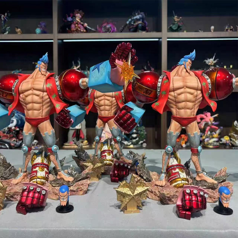 LX Studio One Piece Franky (2 Ver) GK Resin Statue In Stock