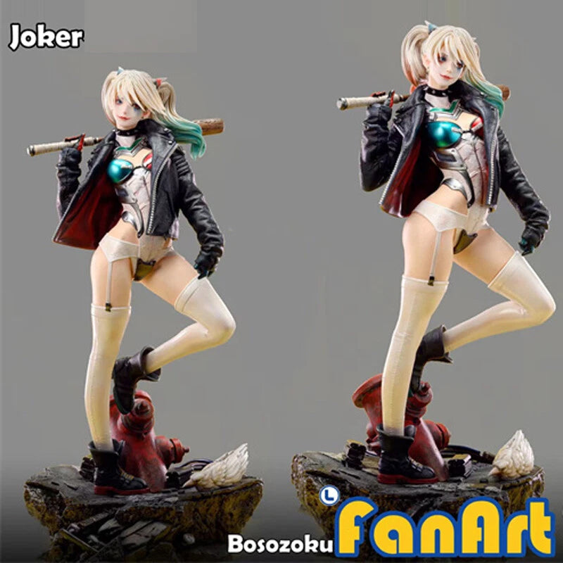 Slap Studio 1/4 Female Joker Harley Quinn H54cm GK Resin Statue In Stock