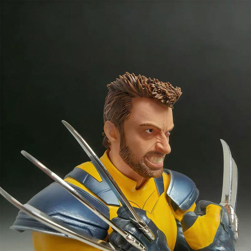 Deadpool & Wolverine Small Bust Statue Figure Resin Model Collectible GK Resin Statue In Stock