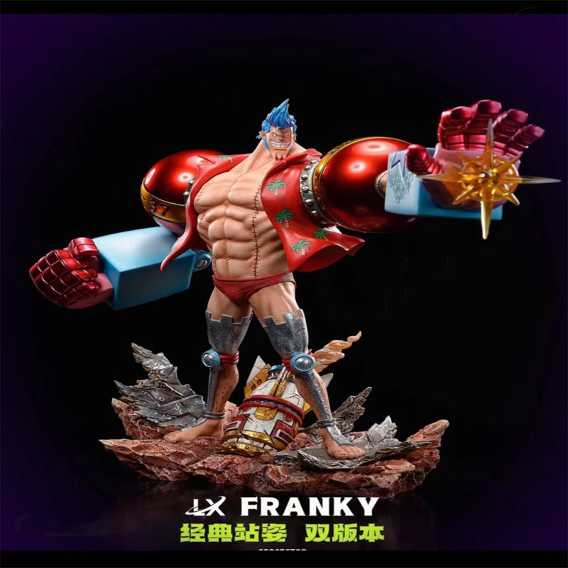 LX Studio One Piece Franky (2 Ver) GK Resin Statue In Stock