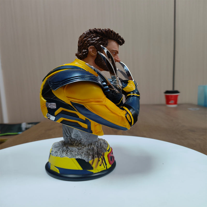 Deadpool & Wolverine Small Bust Statue Figure Resin Model Collectible GK Resin Statue In Stock