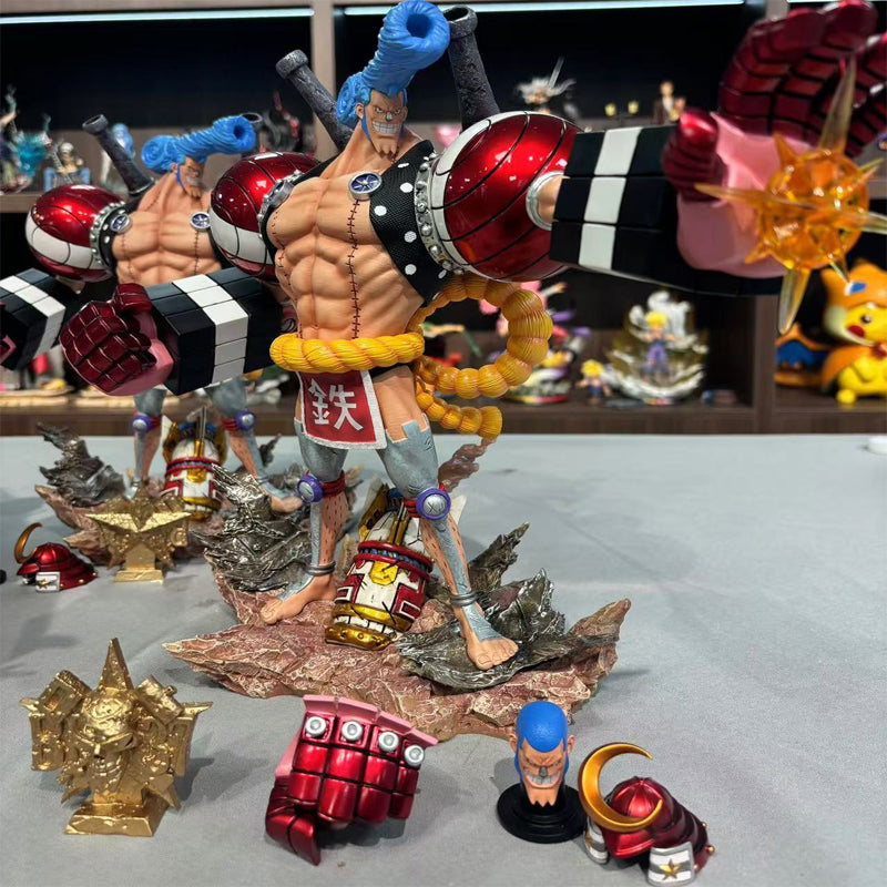 LX Studio One Piece Franky (2 Ver) GK Resin Statue In Stock