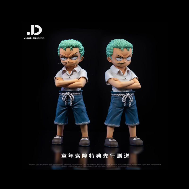JIAO DIAN & C4 Studio One Piece Straw Hat Pirates 1st Extreme Tiger Hunter Zoro [ELECTROPLATING] Resin Statue In Stock