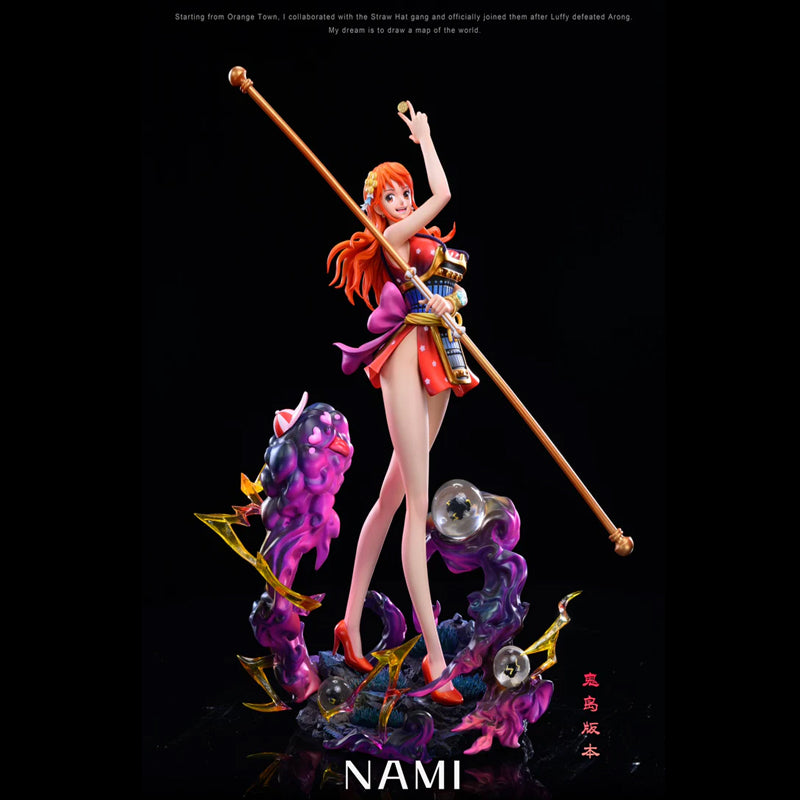 LX Studio - One Piece Nami (2 Ver) GK Resin Statue In Stock