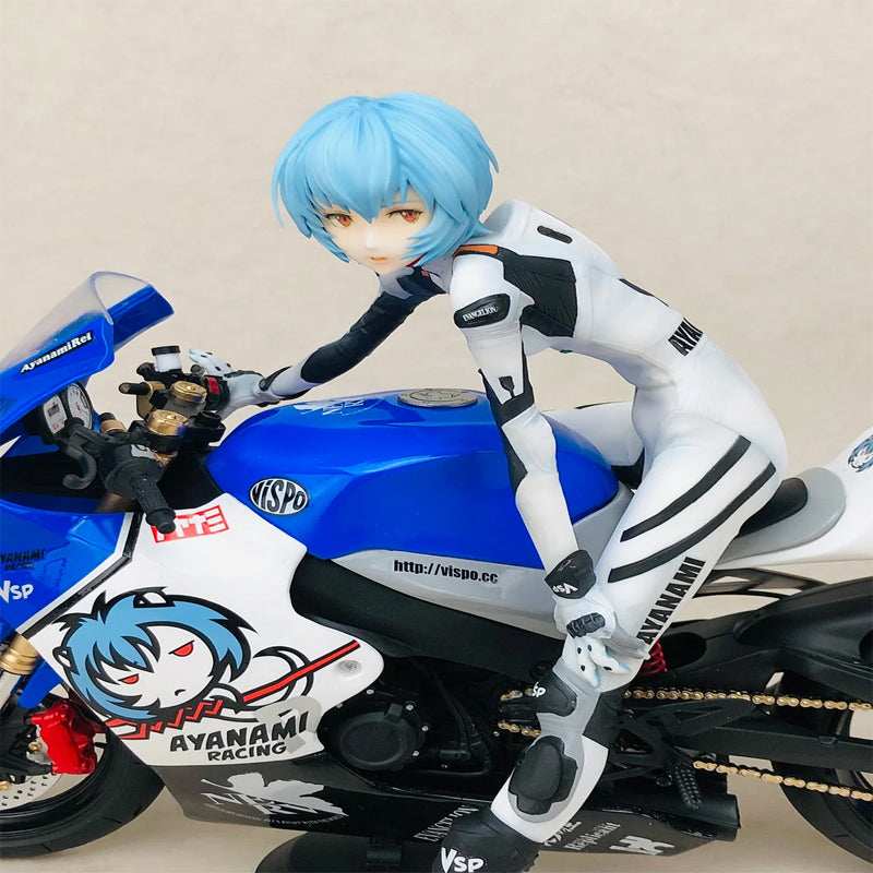 LJS Studio - Neon Genesis Evangelion Motorcycle Soryu Asuka Langley & Motorcycle Ayanami Rei 2.0 GK Resin Statue IN Stock
