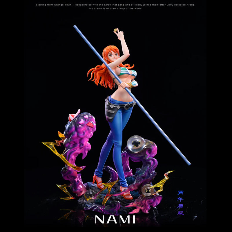 LX Studio - One Piece Nami (2 Ver) GK Resin Statue In Stock
