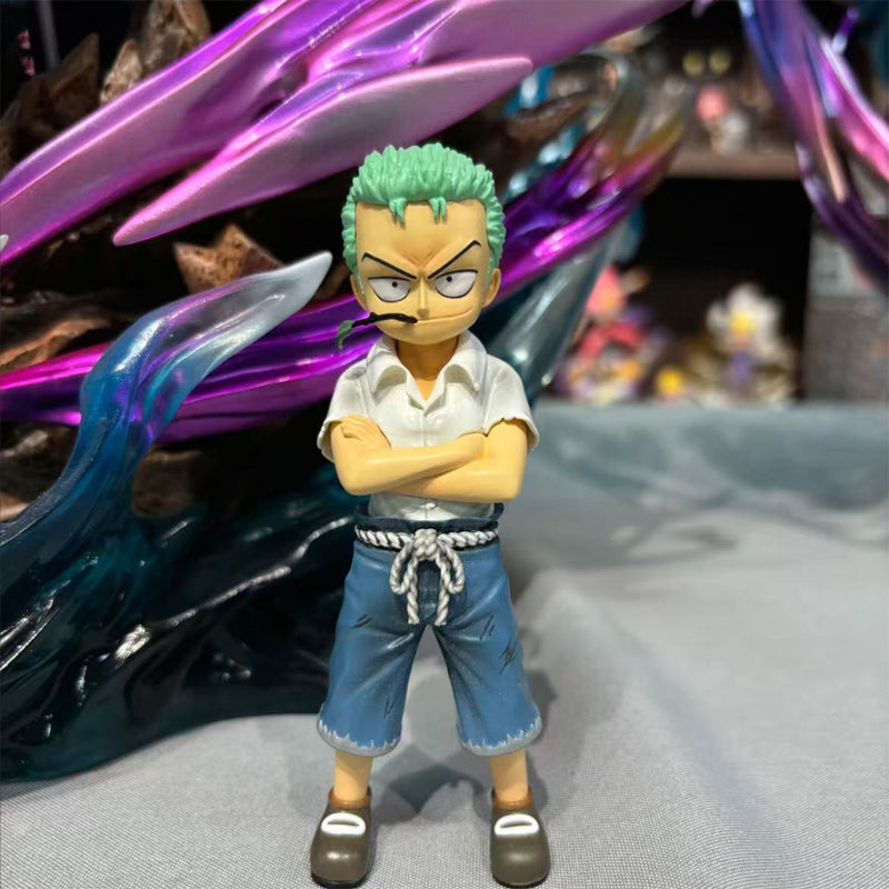 JIAO DIAN & C4 Studio One Piece Straw Hat Pirates 1st Extreme Tiger Hunter Zoro [ELECTROPLATING] Resin Statue In Stock