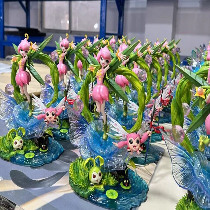 [IN STOCK] Digimon Figure [AN] – Lilimon & Tanemon & Nyokimon & Piximon GK Resin Statue