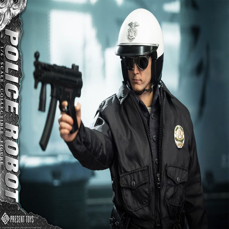 Present Toys SP62 Police Robot - T1000 1/6 Limited Collectible Action Figure In Stock