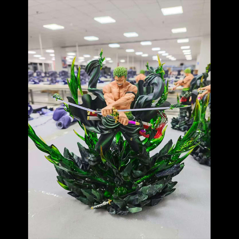 TH Studio One Piece Zoro (Premium Light-Up Edition) GK Resin Statue IN Stock