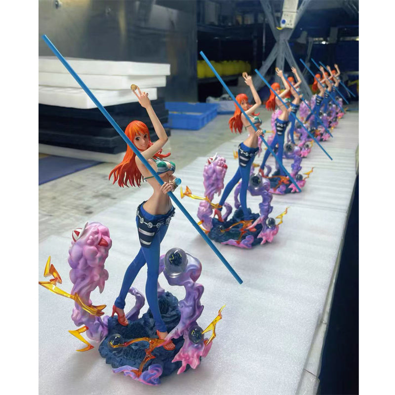 LX Studio - One Piece Nami (2 Ver) GK Resin Statue In Stock