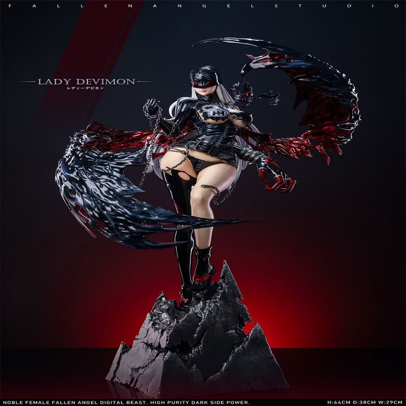 [In Stock]FA Studio 1/4 Scale Angewomon & Lady Devimon - Digimon Resin Statue