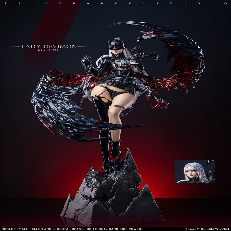 [In Stock]FA Studio 1/4 Scale Angewomon & Lady Devimon - Digimon Resin Statue