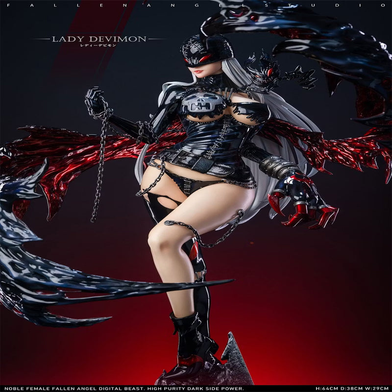 [In Stock]FA Studio 1/4 Scale Angewomon & Lady Devimon - Digimon Resin Statue