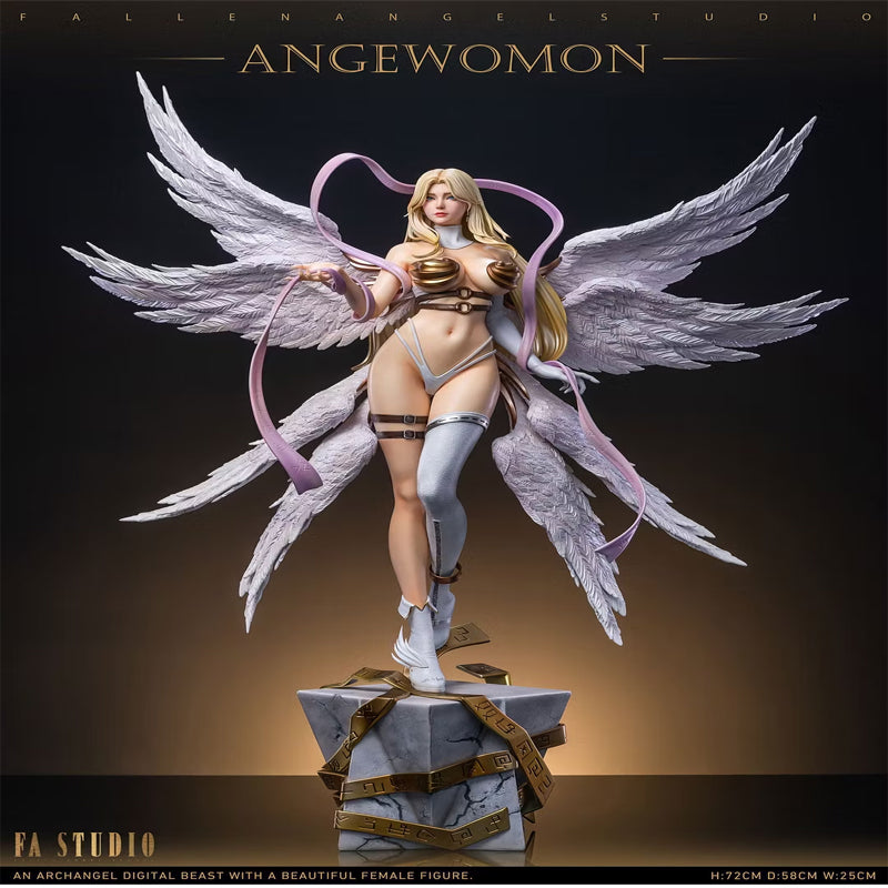[In Stock]FA Studio 1/4 Scale Angewomon & Lady Devimon - Digimon Resin Statue