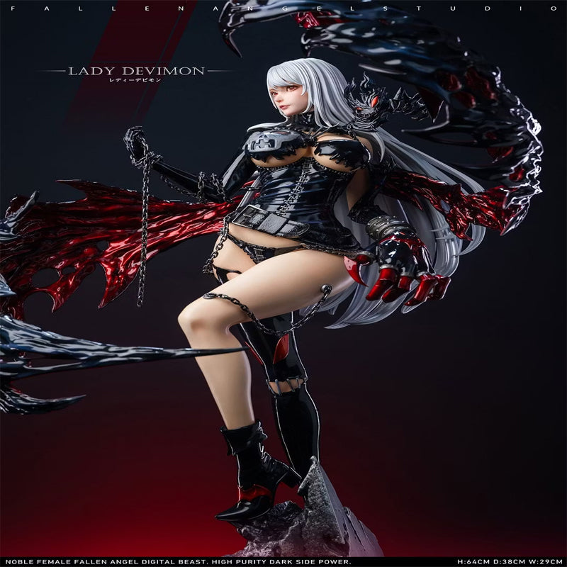 [In Stock]FA Studio 1/4 Scale Angewomon & Lady Devimon - Digimon Resin Statue