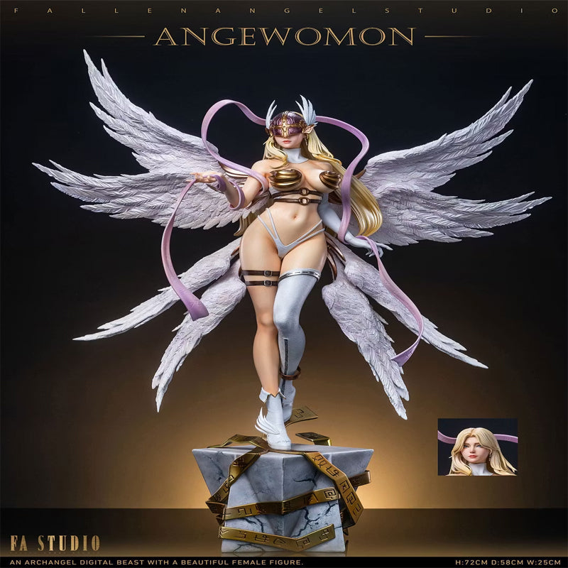 [In Stock]FA Studio 1/4 Scale Angewomon & Lady Devimon - Digimon Resin Statue
