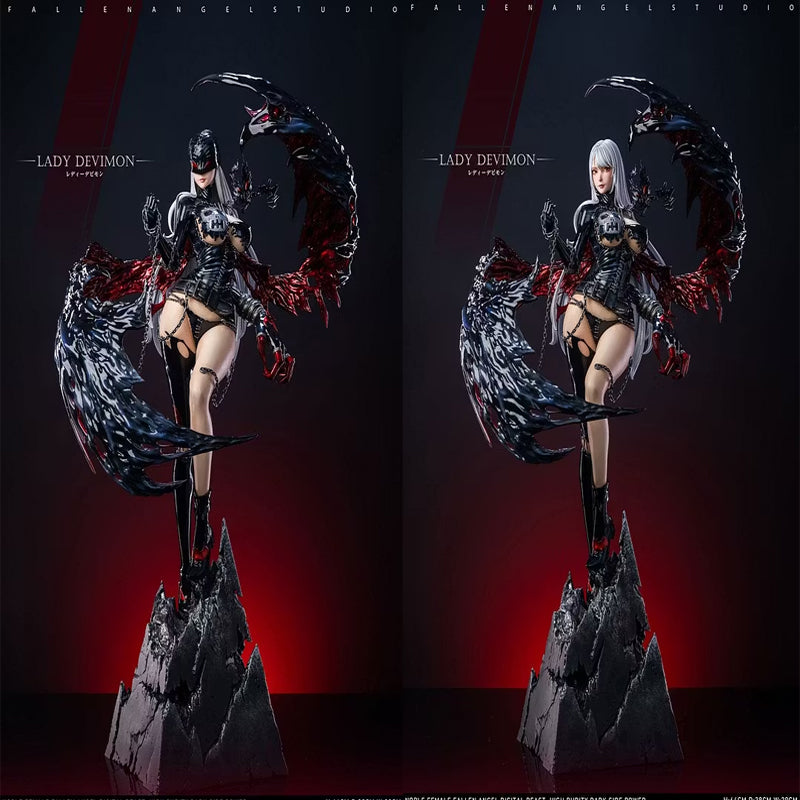 [In Stock]FA Studio 1/4 Scale Angewomon & Lady Devimon - Digimon Resin Statue