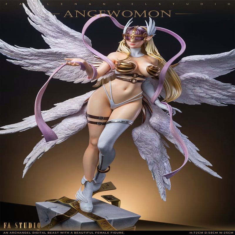 [In Stock]FA Studio 1/4 Scale Angewomon & Lady Devimon - Digimon Resin Statue