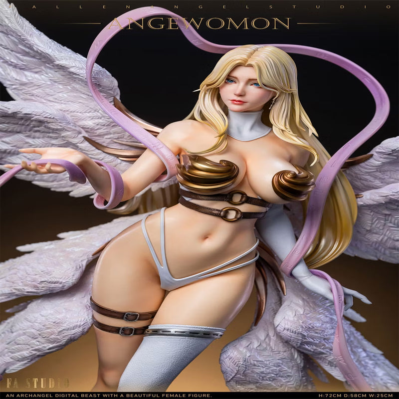 [In Stock]FA Studio 1/4 Scale Angewomon & Lady Devimon - Digimon Resin Statue