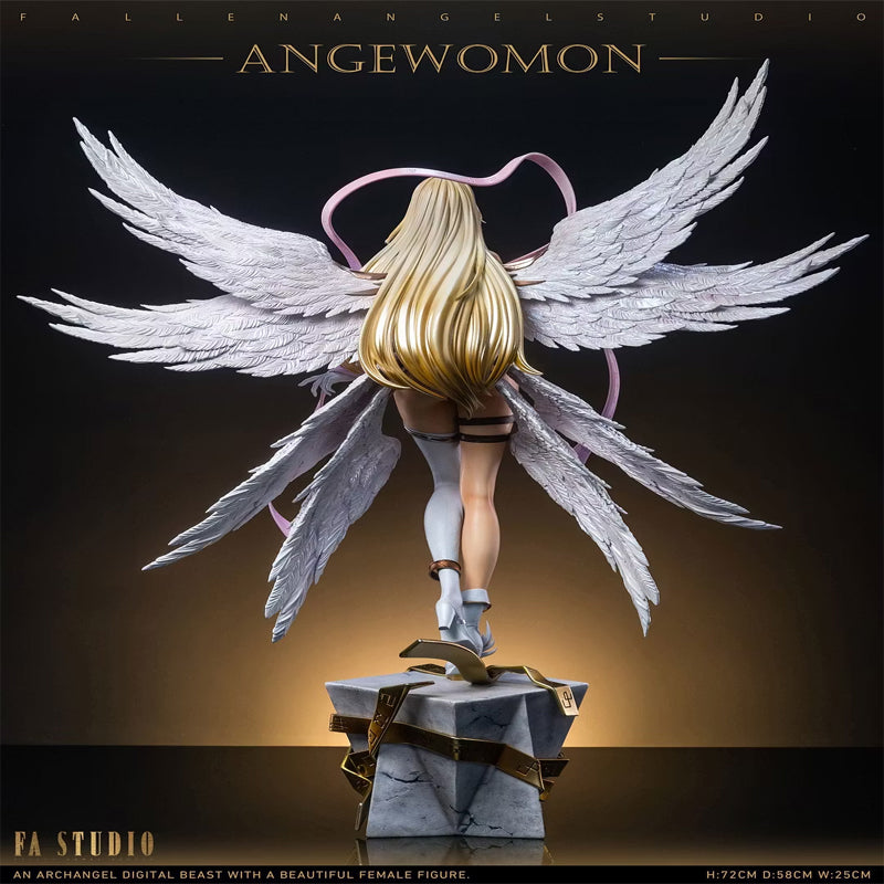 [In Stock]FA Studio 1/4 Scale Angewomon & Lady Devimon - Digimon Resin Statue