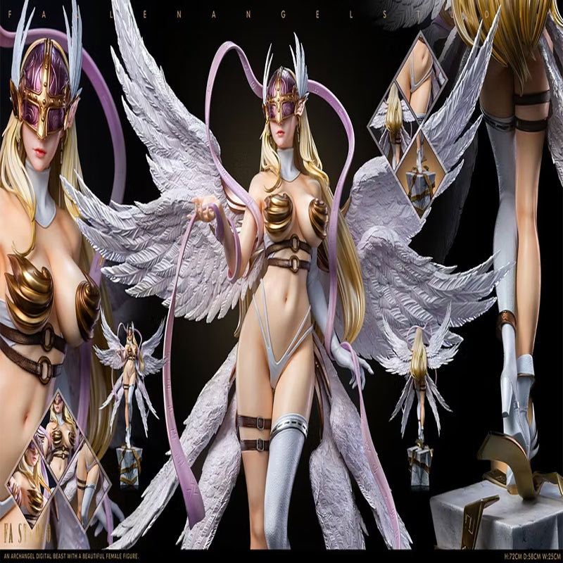 [In Stock]FA Studio 1/4 Scale Angewomon & Lady Devimon - Digimon Resin Statue