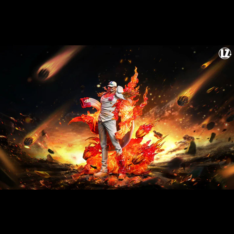 LZ Studio-One Piece Sakazuki Akainu LED GK Resin Statue IN Stock
