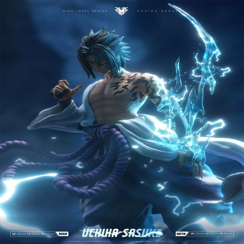 OKR Studio Naruto Heavens'Curse Mark Uchiha Sasuke GK Resin Statue In Stock