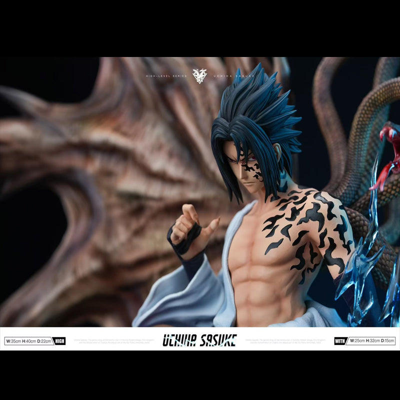 OKR Studio Naruto Heavens'Curse Mark Uchiha Sasuke GK Resin Statue In Stock