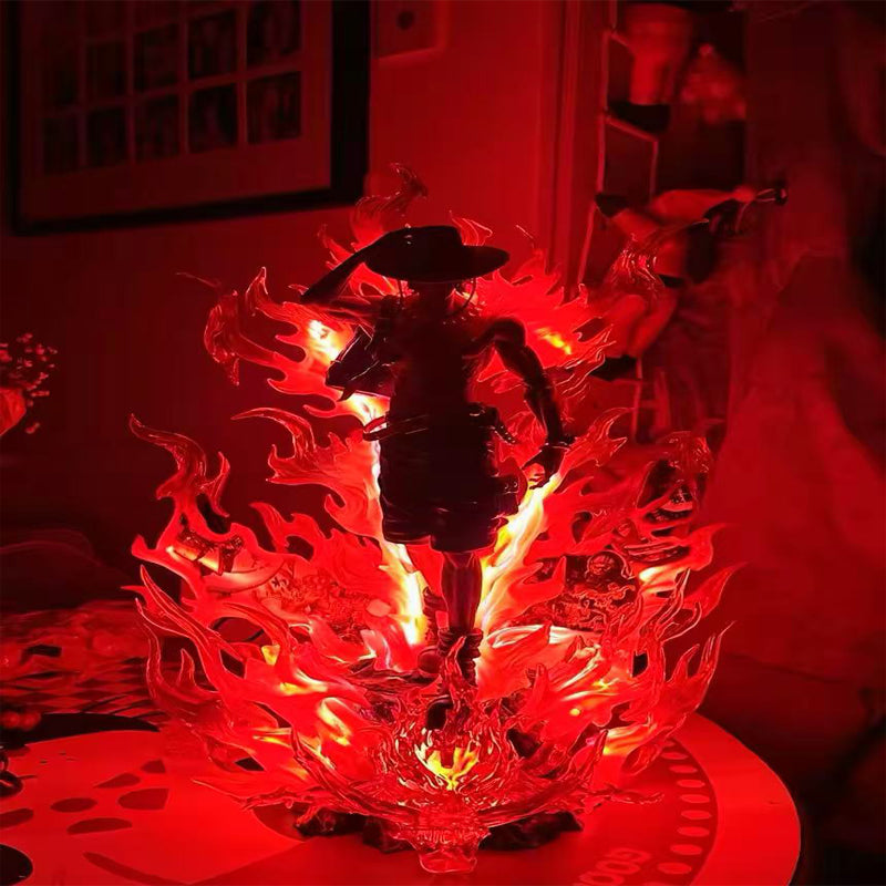 [In Stock] Okr Studio - One Piece Burning Ace 1/6 LED Resin Statue