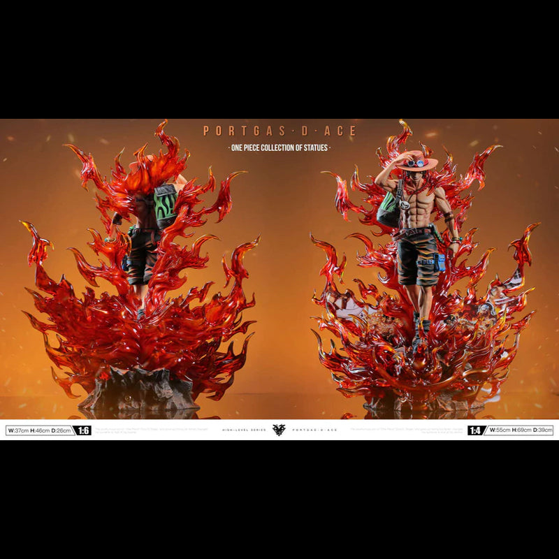 [In Stock] Okr Studio - One Piece Burning Ace 1/6 LED Resin Statue