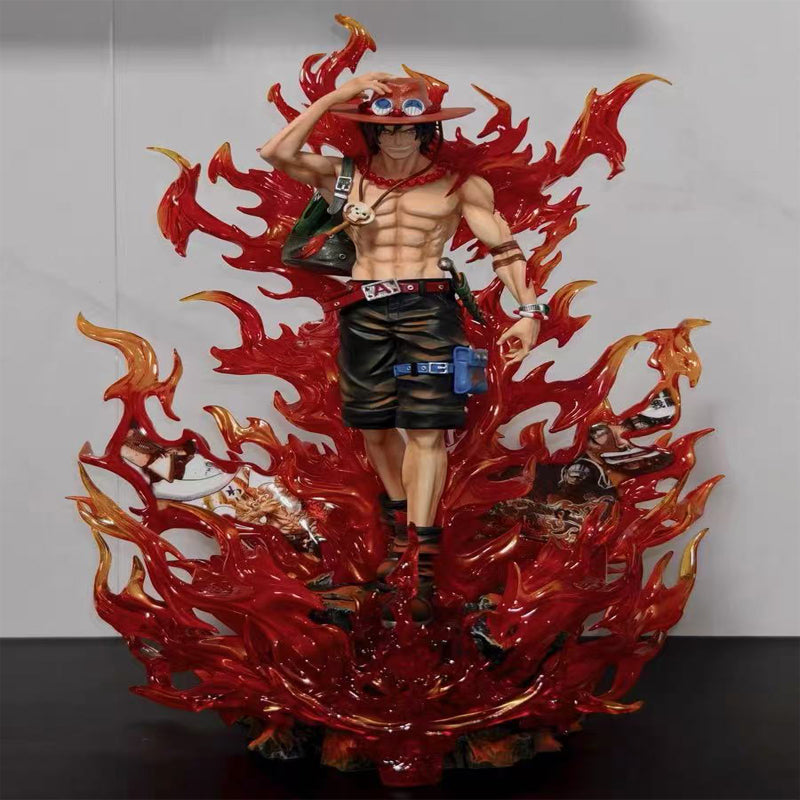 [In Stock] Okr Studio - One Piece Burning Ace 1/6 LED Resin Statue